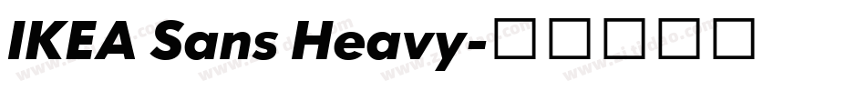 IKEA Sans Heavy字体转换